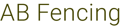 AB Fencing logo